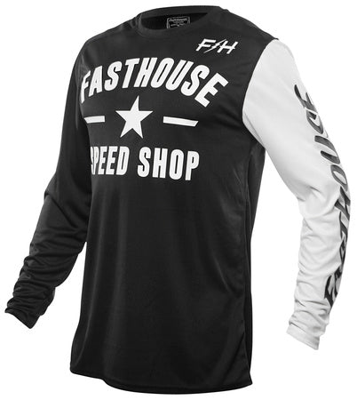 YOUTH CARBON JERSEY BK/WT