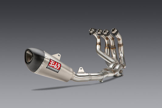 GSX-R1000 05+ / ZX10 07+ Oval Lightning Sprint Alpha T Stainless Exhaust, w/ Stainless Muffler - 390190P520