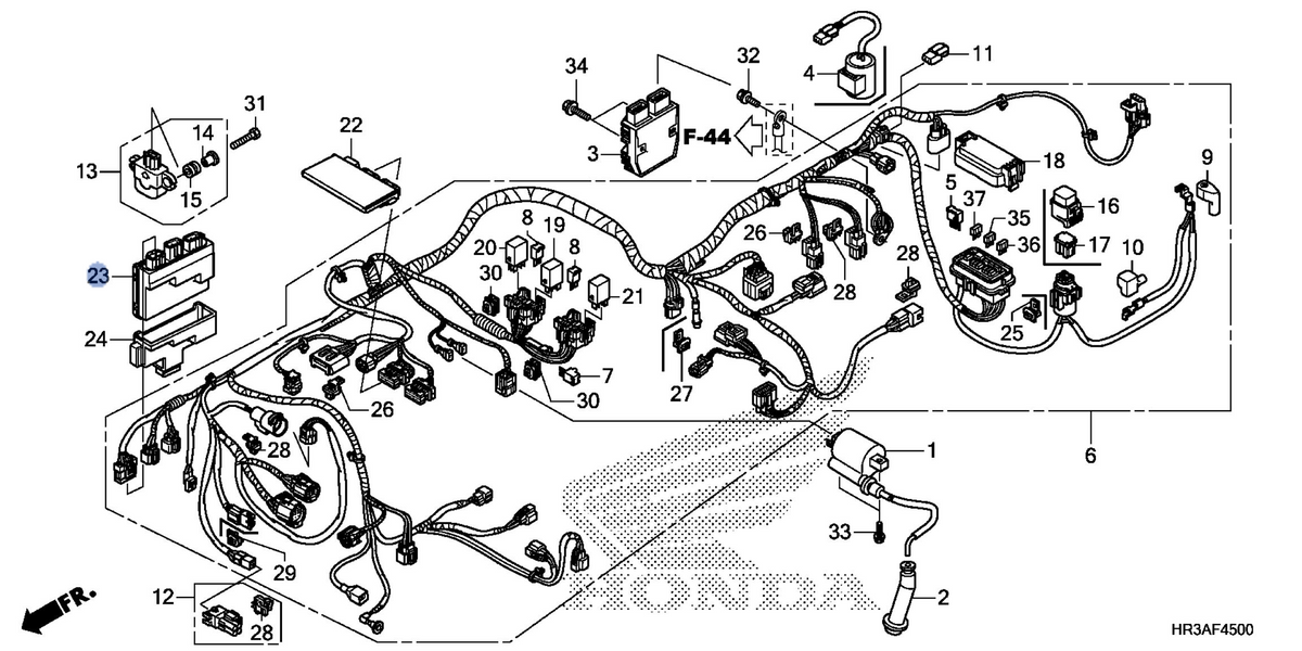Honda OEM part 39980-HR3-A72