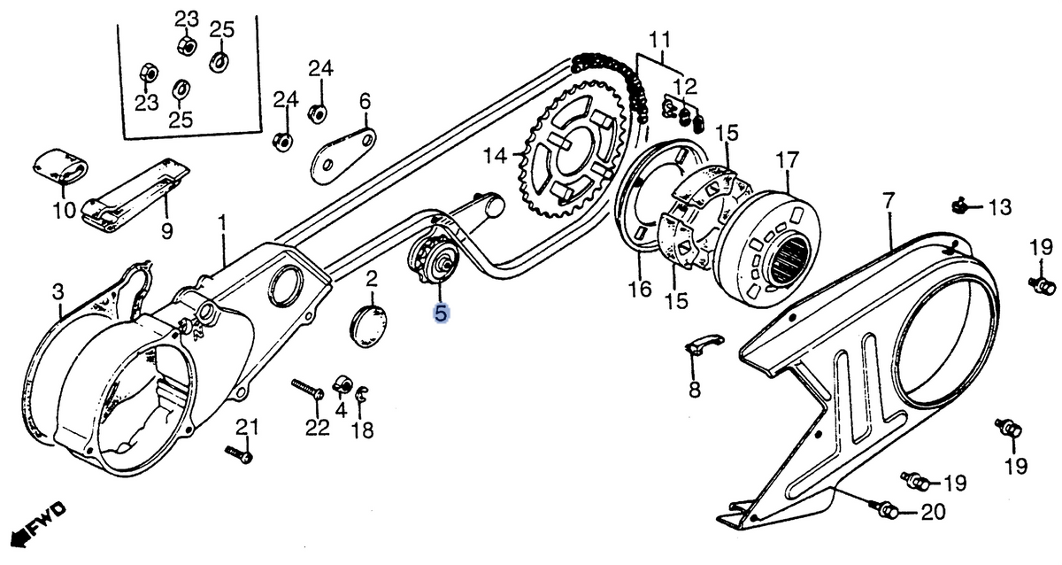 Honda OEM part 40500-957-000