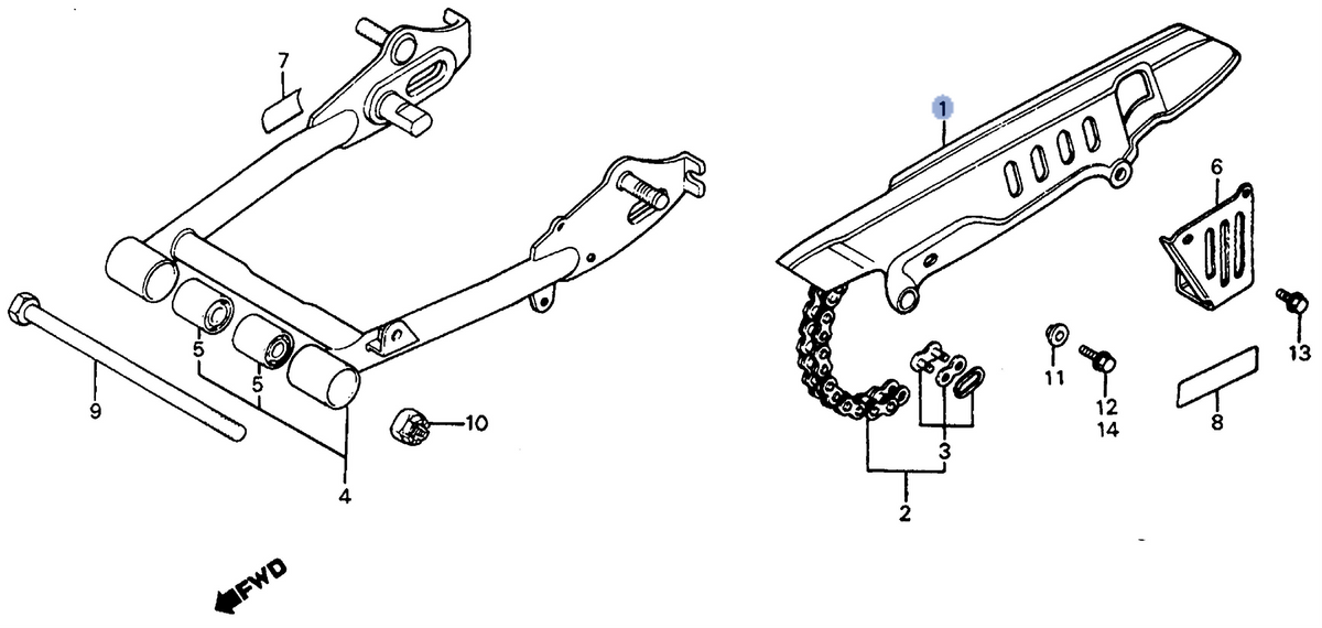 Honda OEM part 40510-165-730