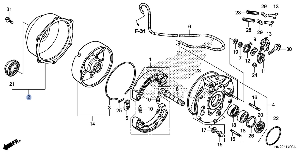 Honda OEM part 40520-HP0-A00