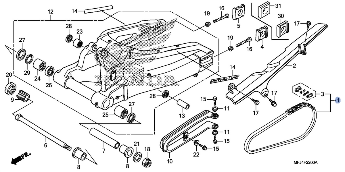 Honda OEM part 40540-MFJ-D02