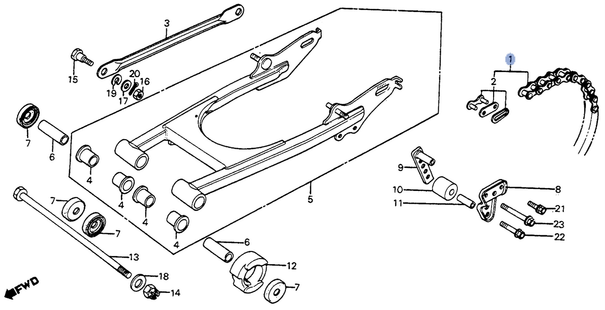 Honda OEM part 405W3-GC5-505