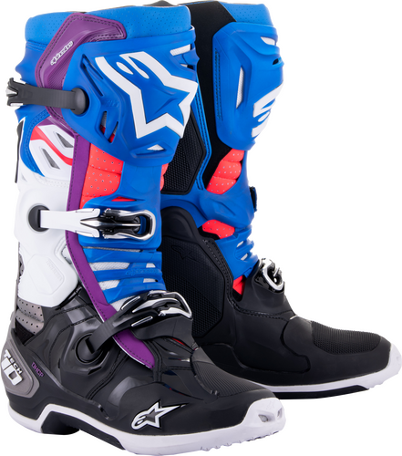 TECH 10 SUPERVENTED BOOTS BLK/ENAMEL
