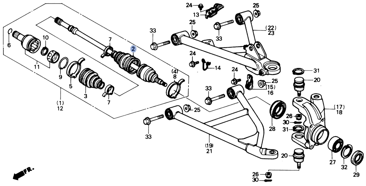Honda OEM part 42202-HC5-003