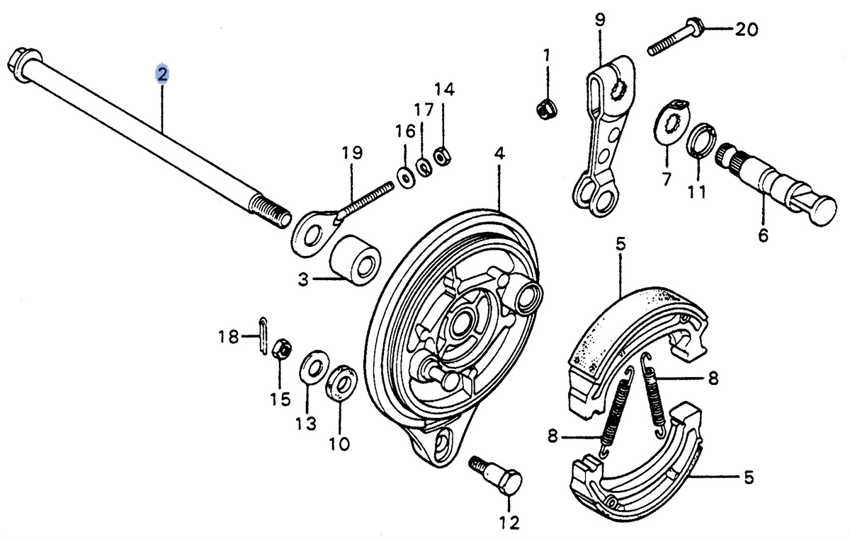 Honda OEM part 42301-041-030