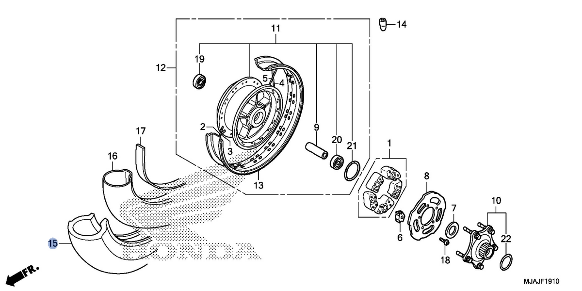Honda OEM part 42711-MCL-043