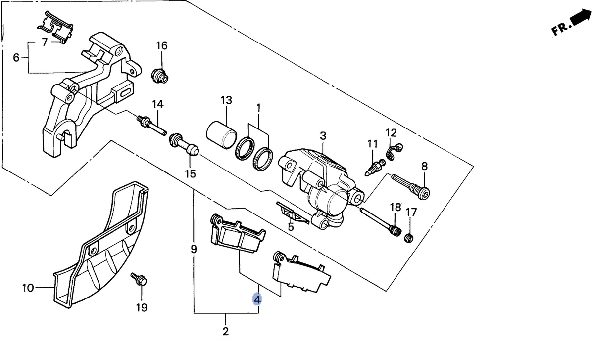 Honda OEM part 43105-MY6-415