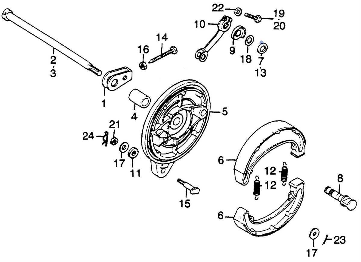 Honda OEM part 43134-300-000