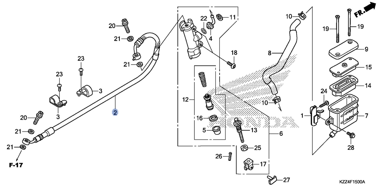 Honda OEM part 43310-KZZ-901