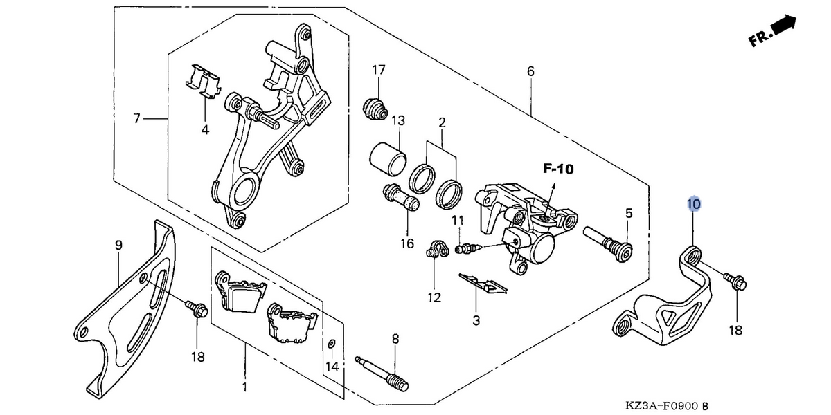 Honda OEM part 43340-MEY-000ZA