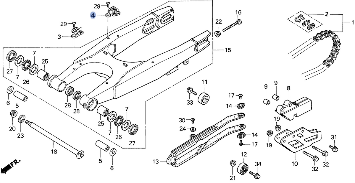 Honda OEM part 43468-KZ3-B00
