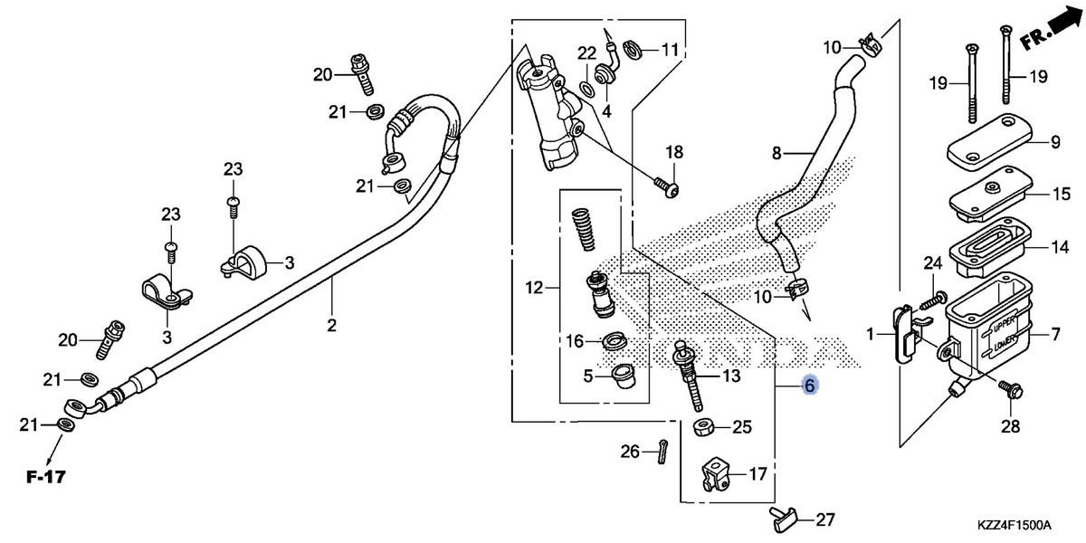 Honda OEM part 43510-KZZ-305