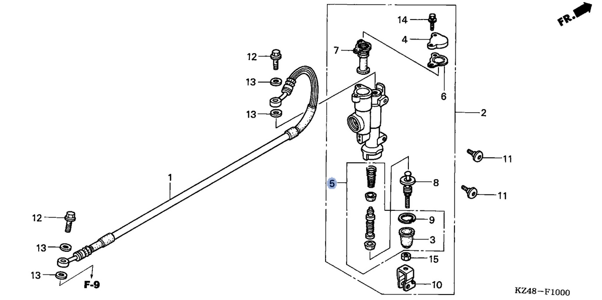 Honda OEM part 43520-KZ4-J43