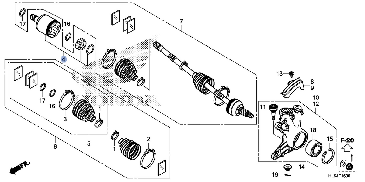 Honda OEM part 44220-HL6-A01