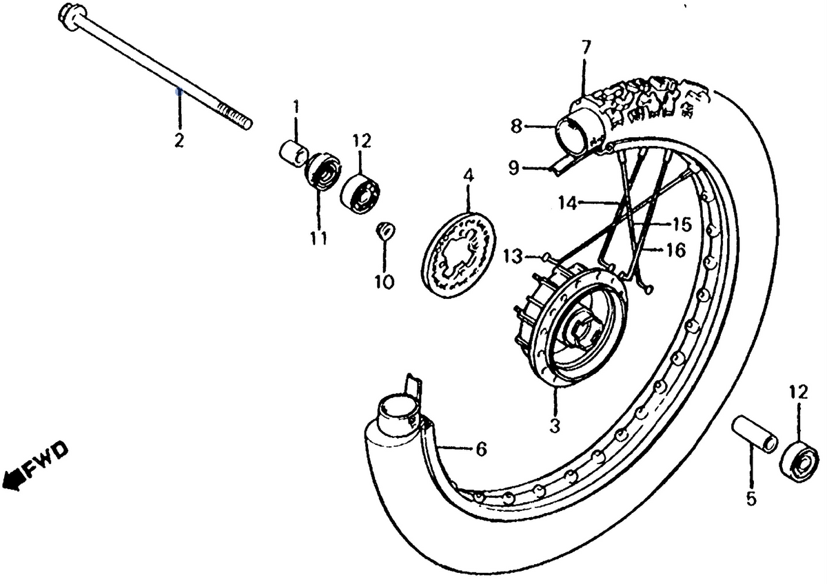 Honda OEM part 44301-GCF-670