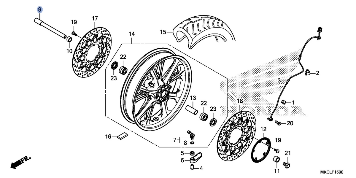 Honda OEM part 44301-MKC-A00