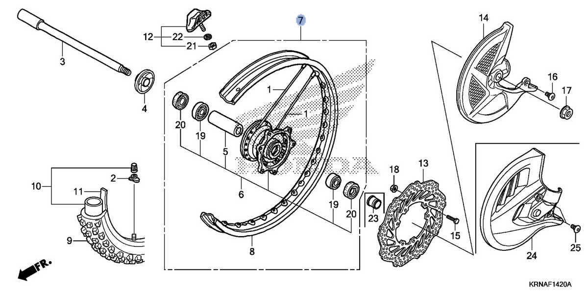 Honda OEM part 44650-MEN-A50