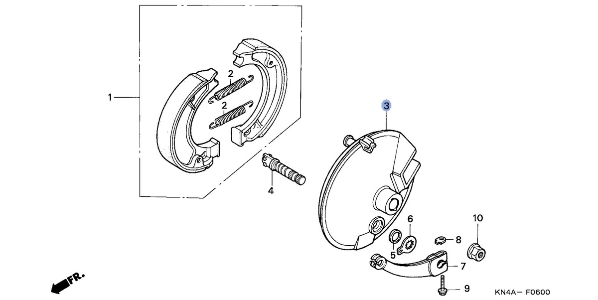 Honda OEM part 45100-KN4-A60