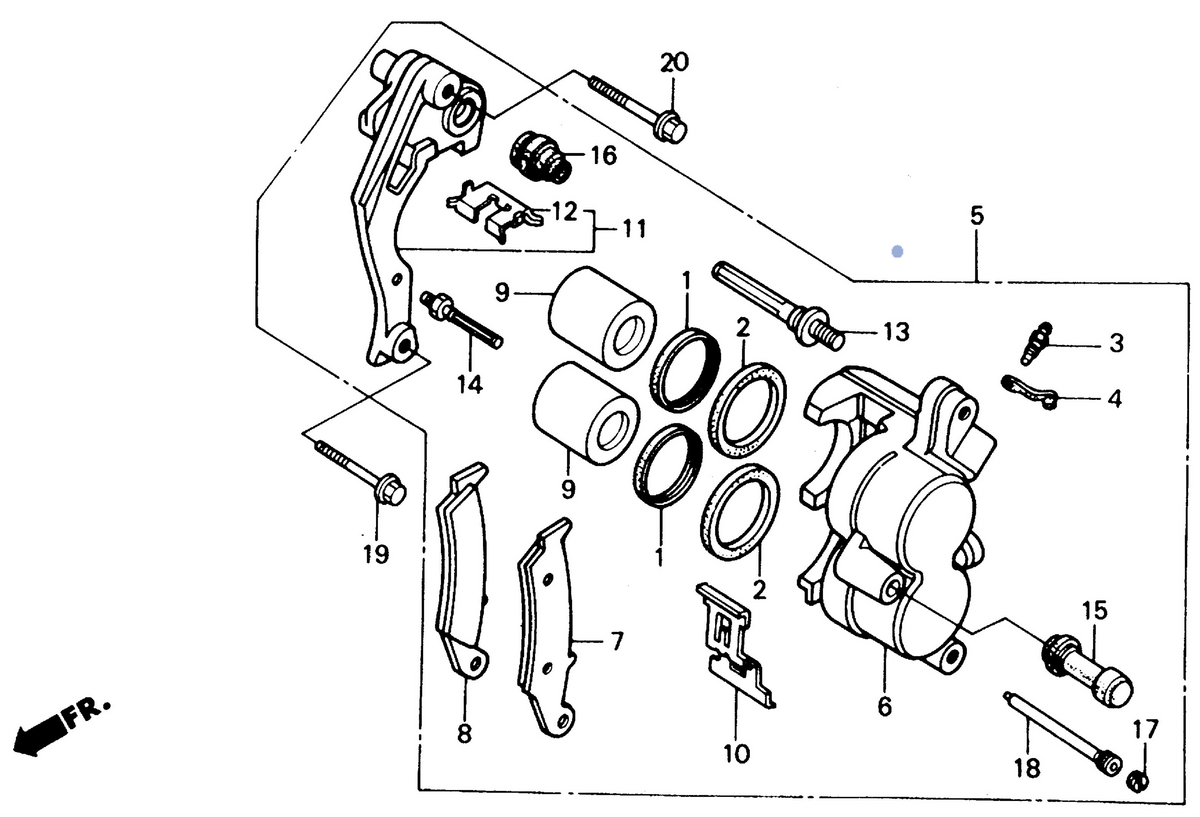 Honda OEM part 45131-HA5-672