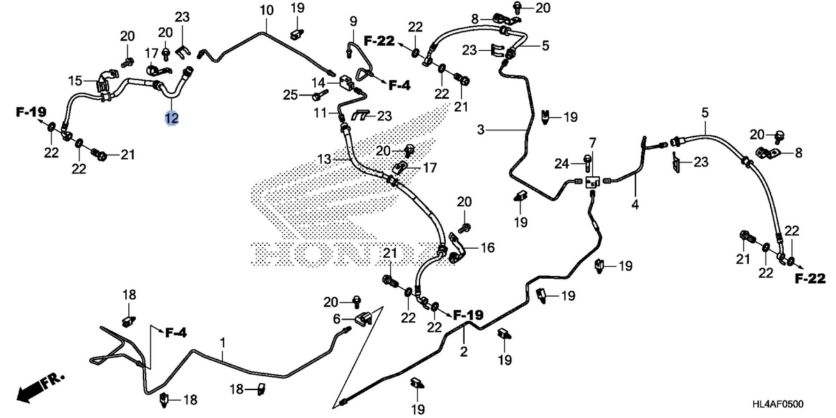 Honda OEM part 45131-HL4-F01