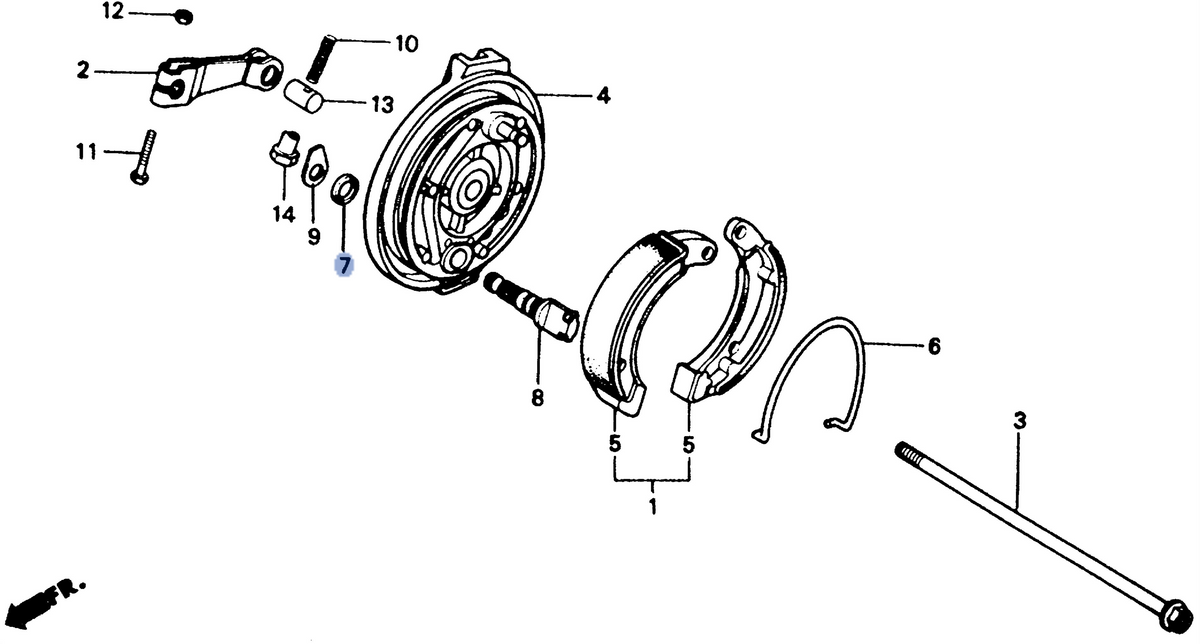 Honda OEM part 45134-165-890