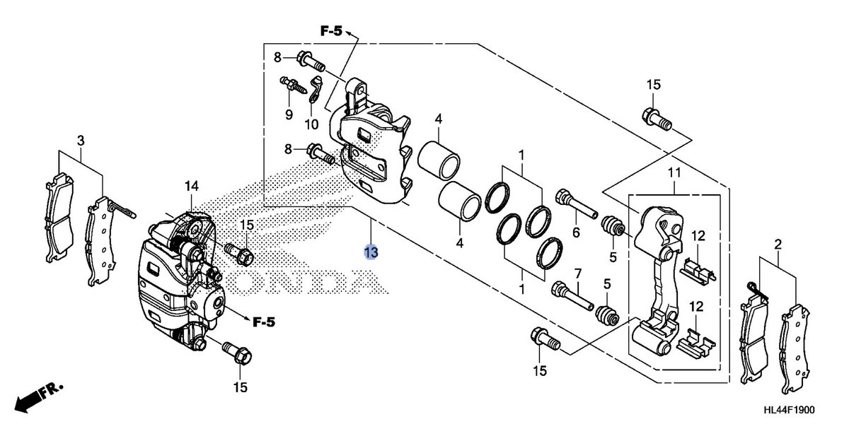 Honda OEM part 45150-HL4-A01