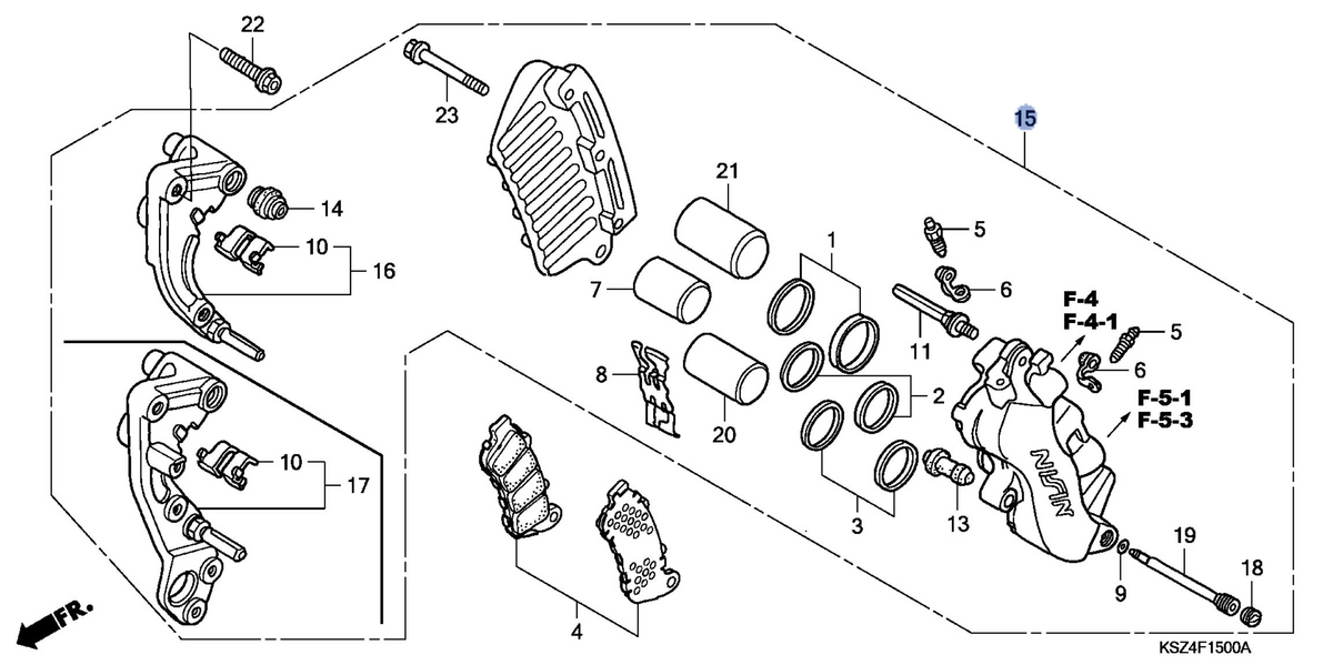 Honda OEM part 45150-KPB-752