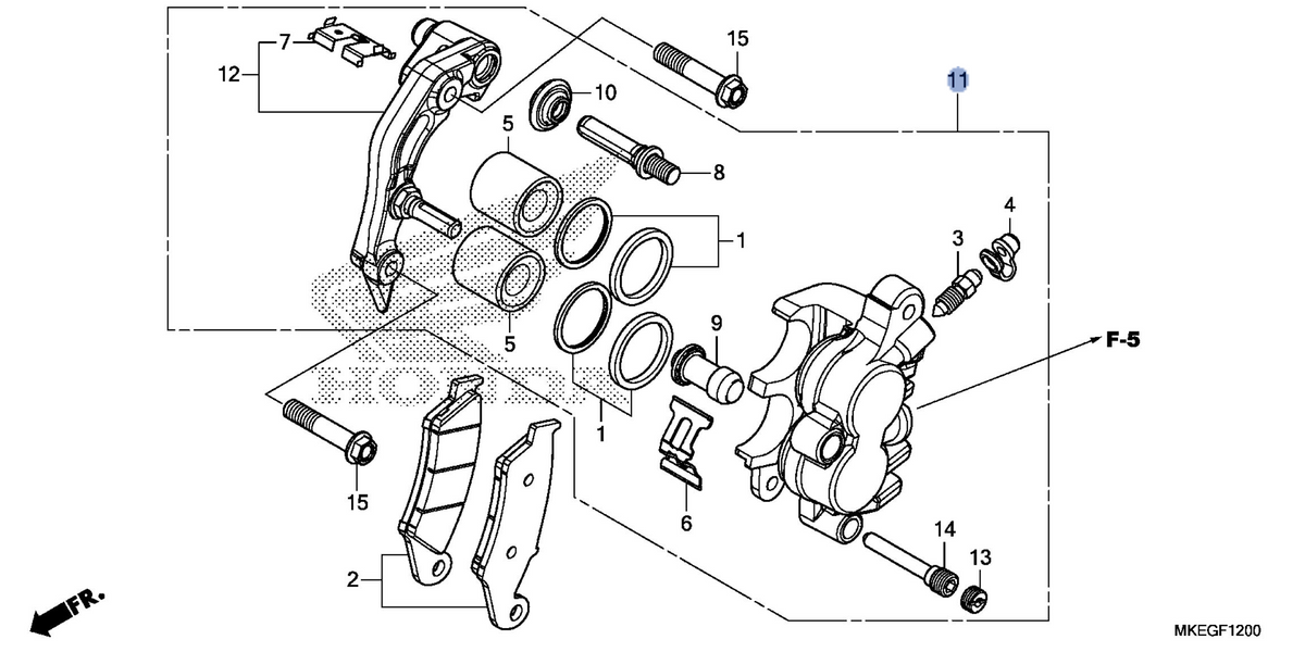 Honda OEM part 45150-MKE-A51