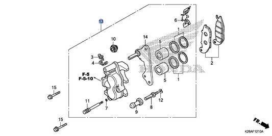 Honda OEM part 45250-K26-B11