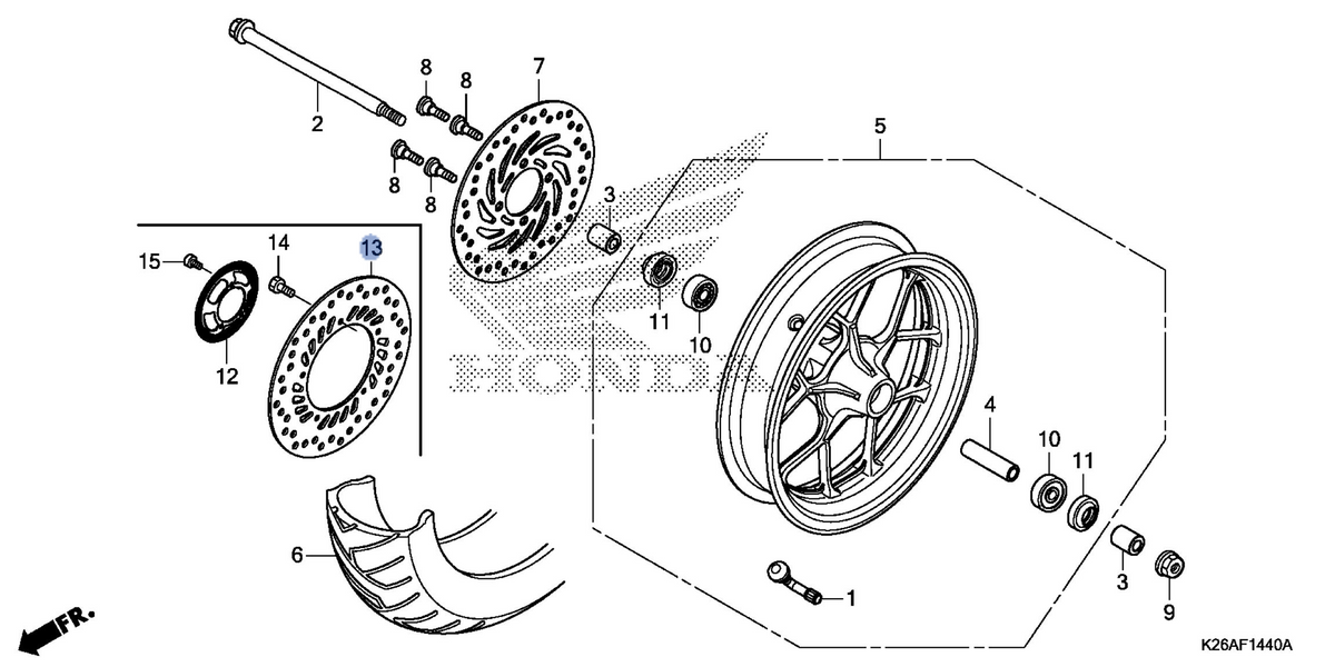 Honda OEM part 45251-K26-C11