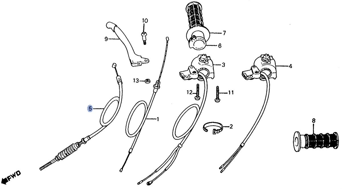 Honda OEM part 45450-181-770