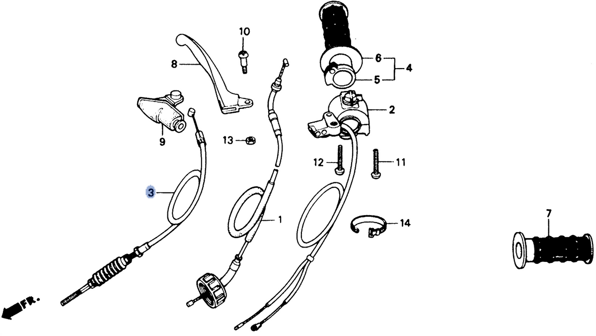 Honda OEM part 45450-181-830