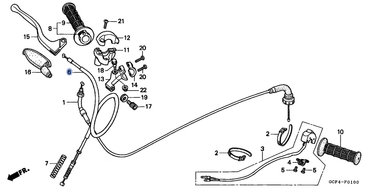 Honda OEM part 45450-GCF-920