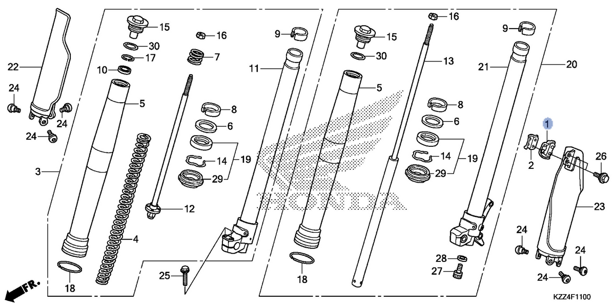 Honda OEM part 45461-KZZ-900