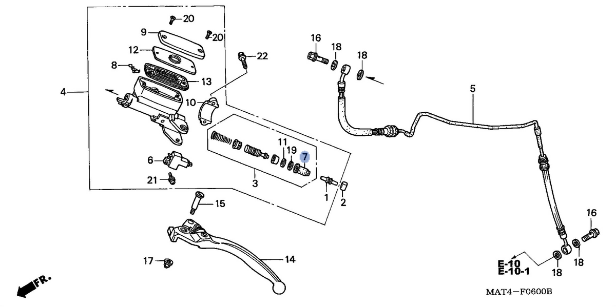 Honda OEM part 45504-MAT-E01