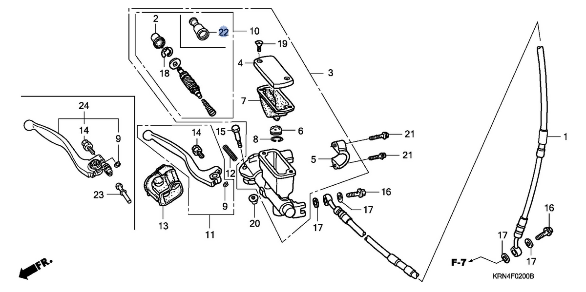 Honda OEM part 45504-MEN-J01