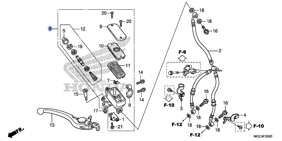 Honda OEM part 45510-MGH-641