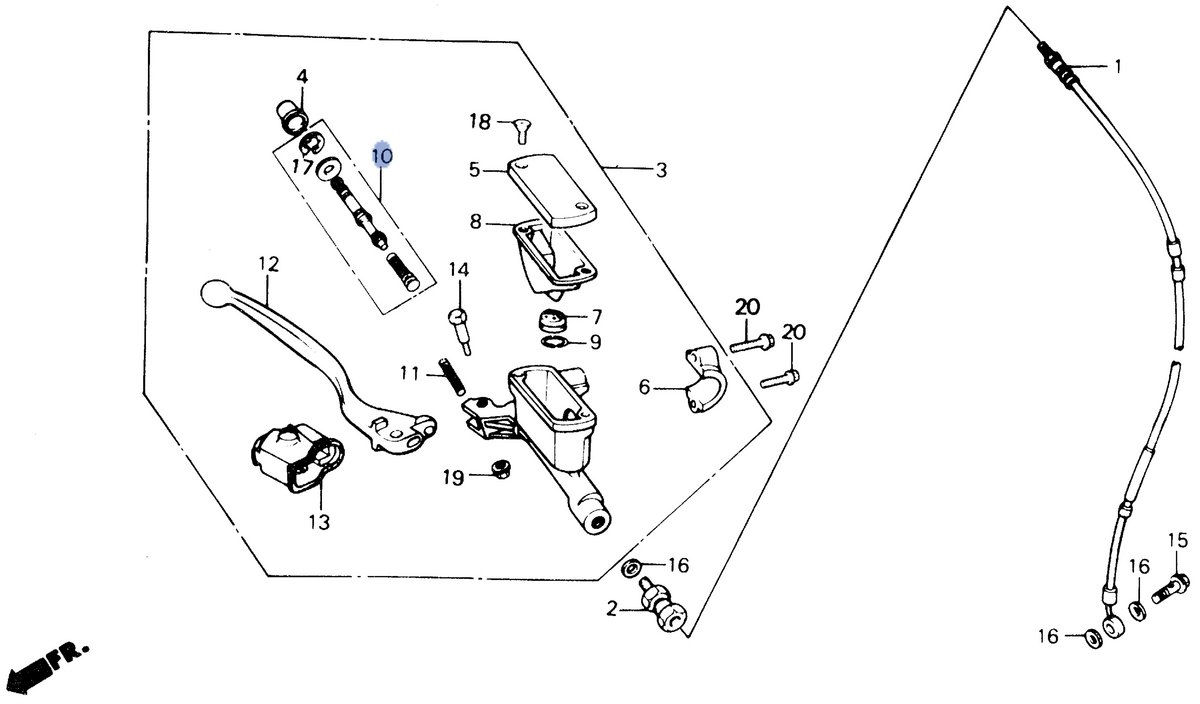 Honda OEM part 45530-KA3-831