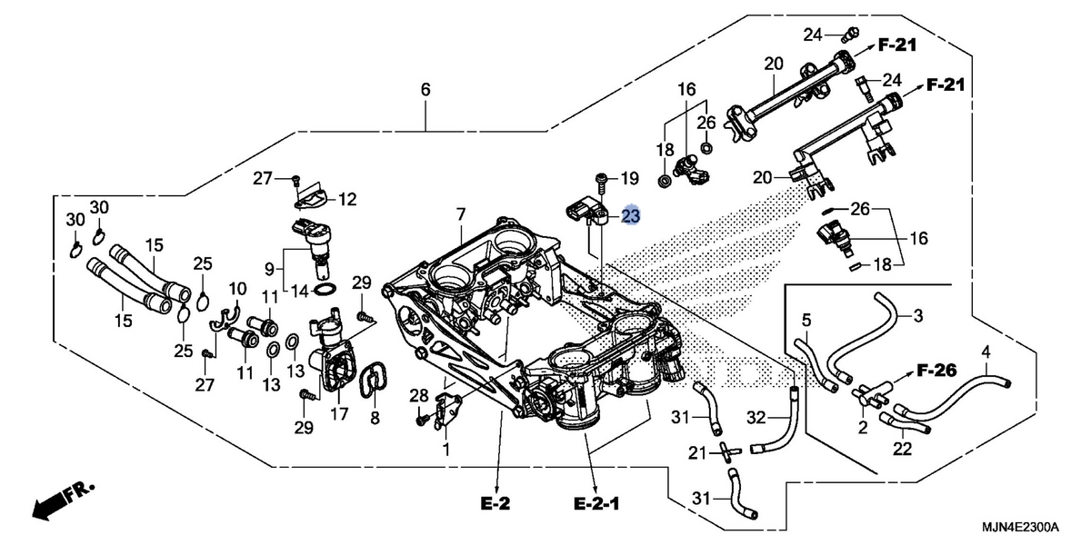 Honda OEM part 46401-TM8-A01