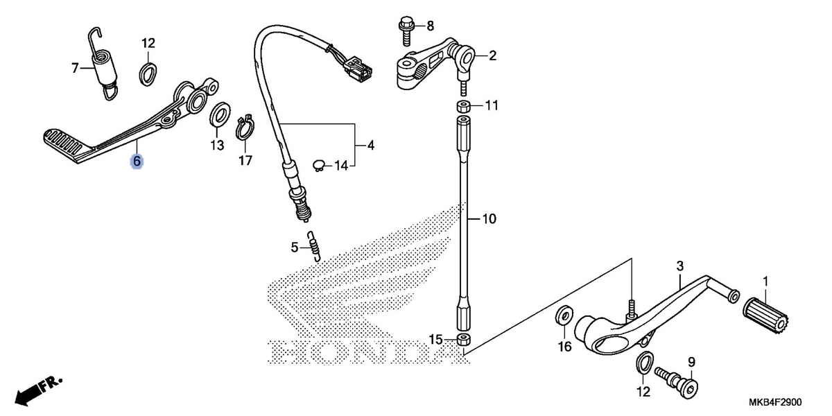 Honda OEM part 46500-MFL-D20