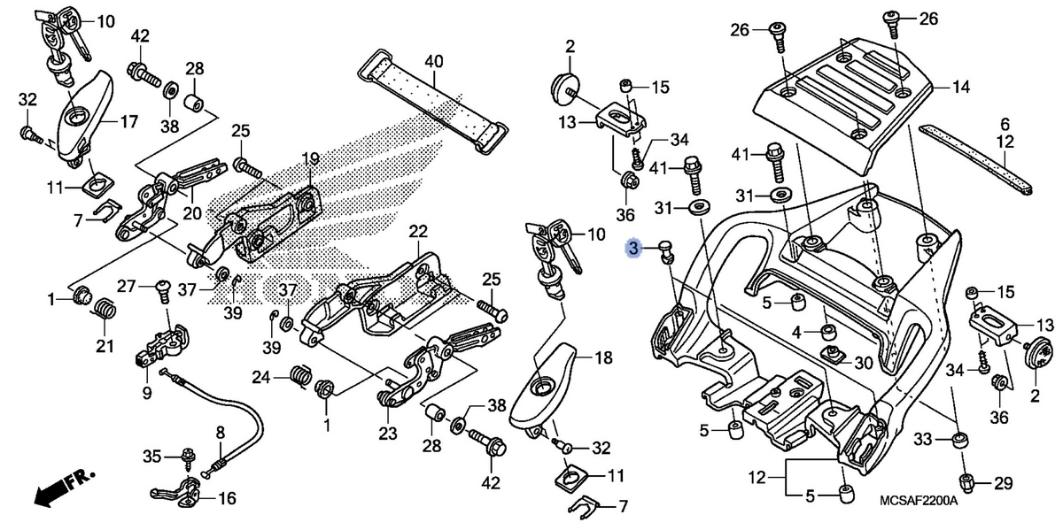 Honda OEM part 50049-046-000