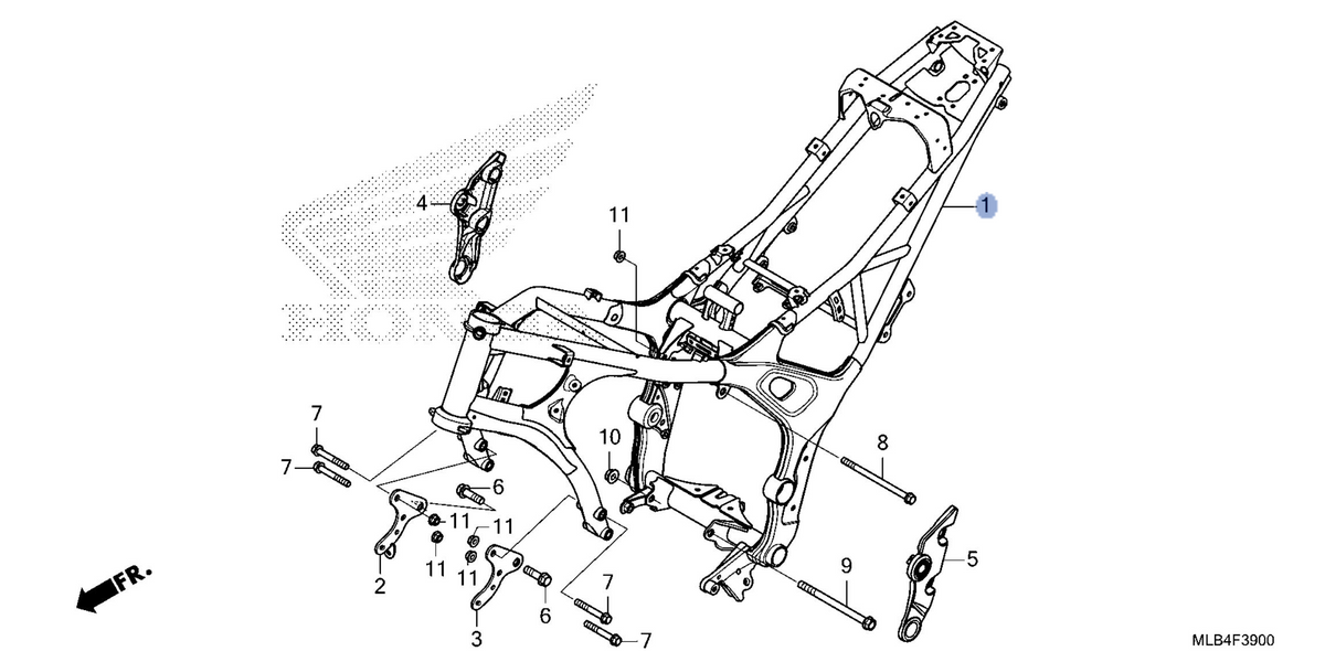 Honda OEM part 50100-MLB-D80ZB