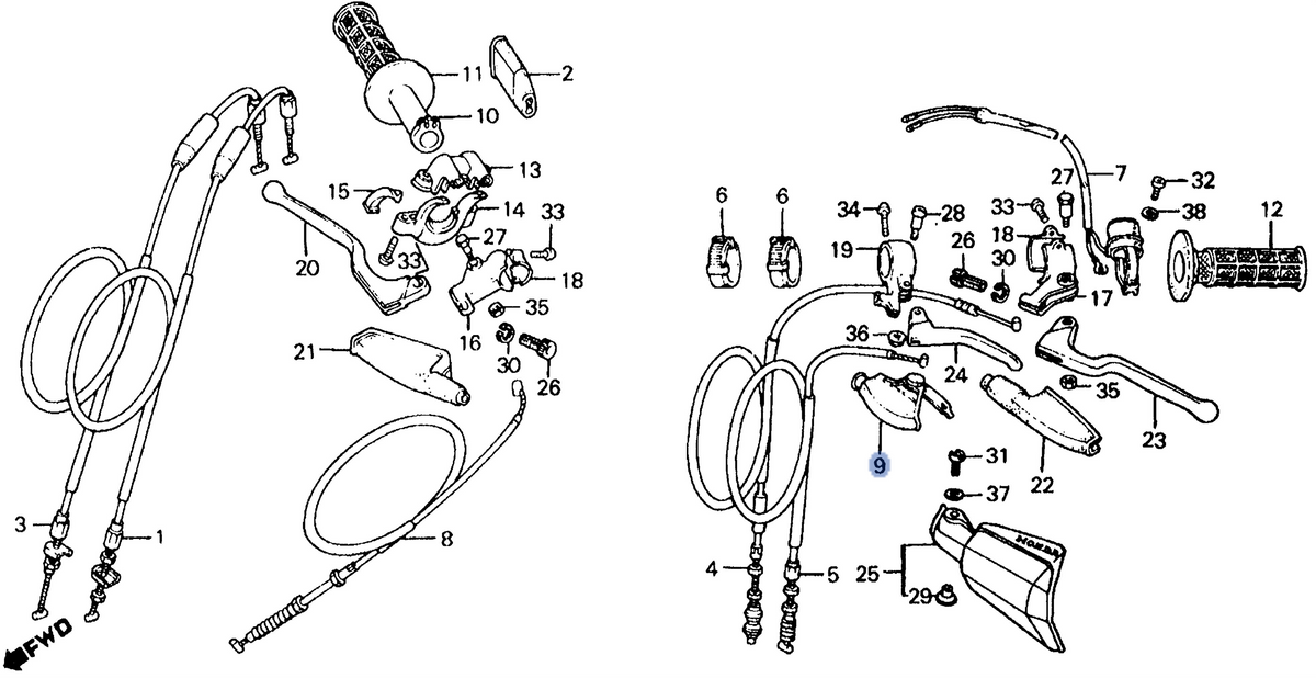 Honda OEM part 50177-MA0-000