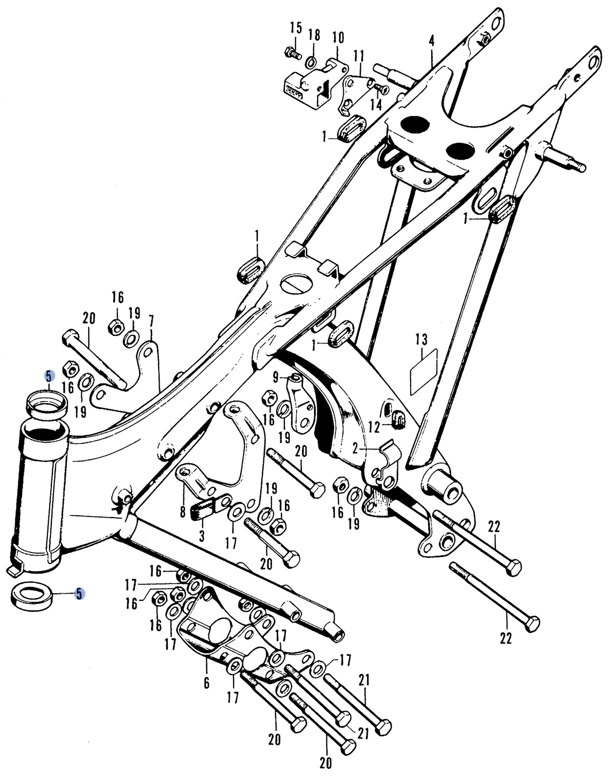 Honda OEM part 50301-041-010