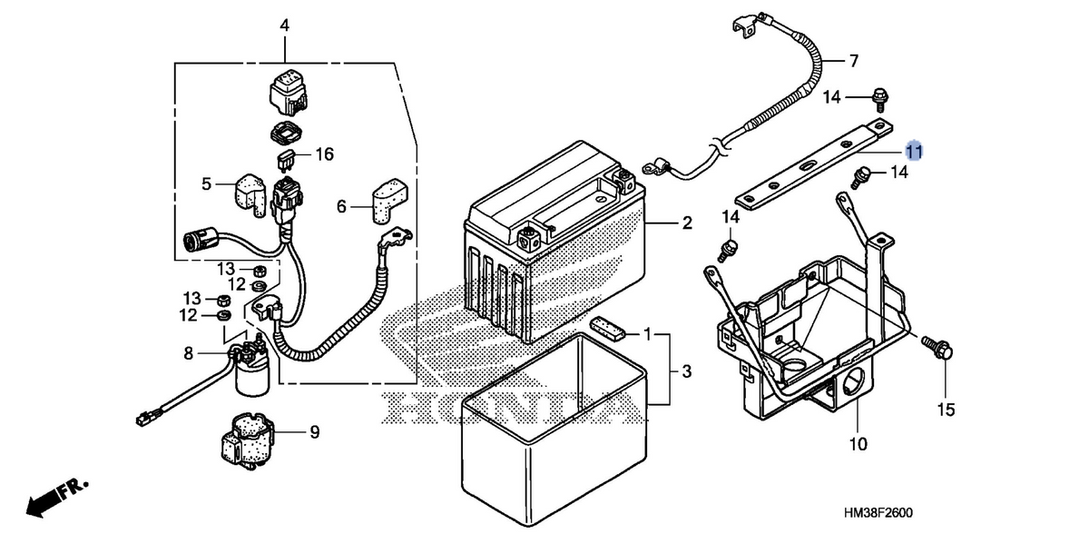 Honda OEM part 50326-HM3-000