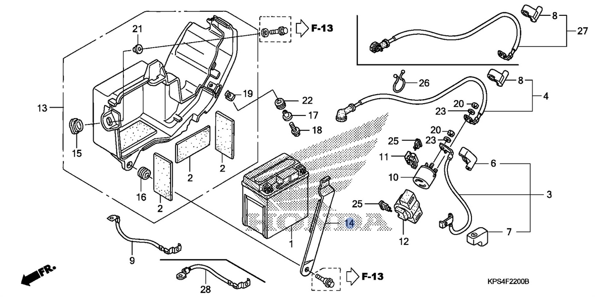 Honda OEM part 50326-KPS-900