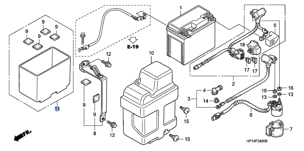 Honda OEM part 50331-HP1-600