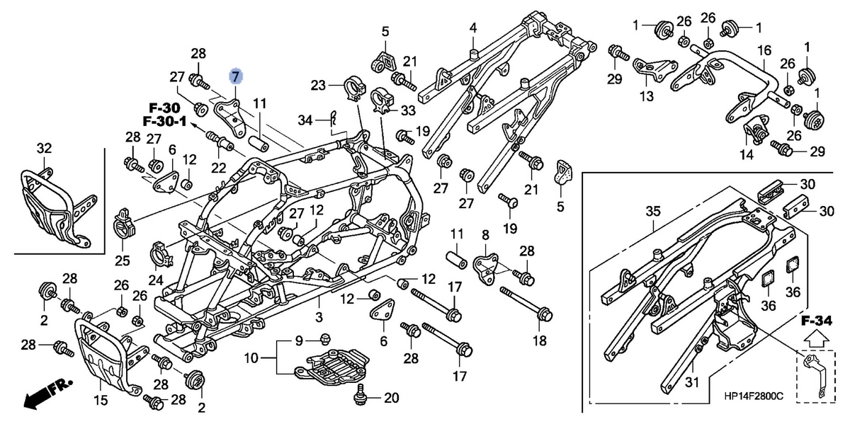 Honda OEM part 50353-HP1-000